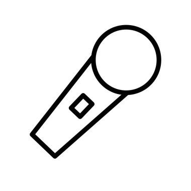 Kutlama Noel mikrofon simgesi