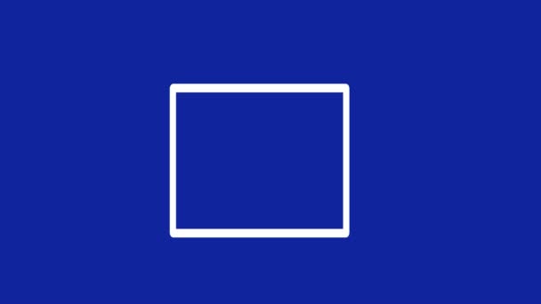 Rectangle Circle Animation Video — Stockvideo