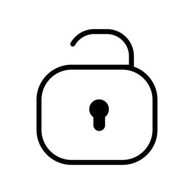 Güvenlik kilidi güvenlik simgesini aç