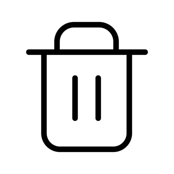 Trash Icon Design Rart – Stock-vektor