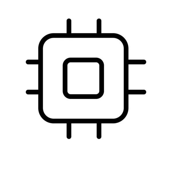 Cpu Computer Icon Design Nice See — Stockvector