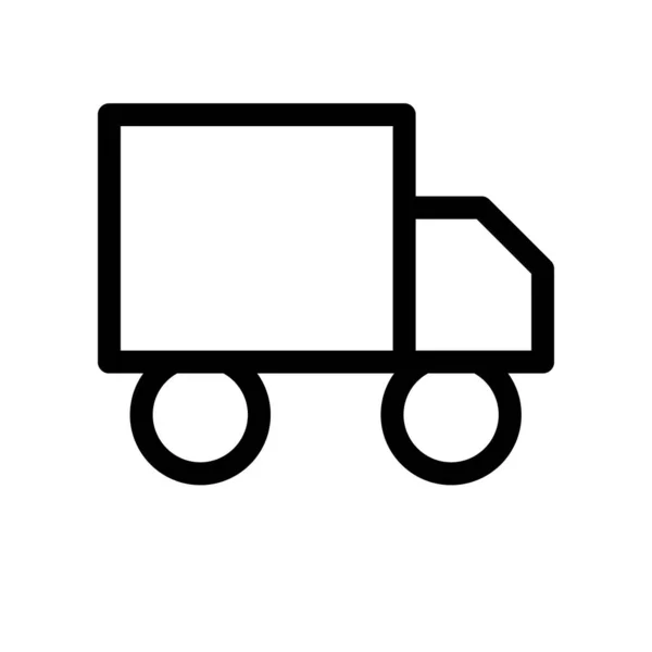 Lkw Transport Ikone Design Nice See — Stockvektor