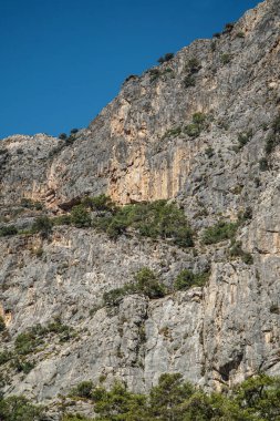 Türkiye 'nin güneyindeki Taurus Dağlarının manzara ve kayaları.