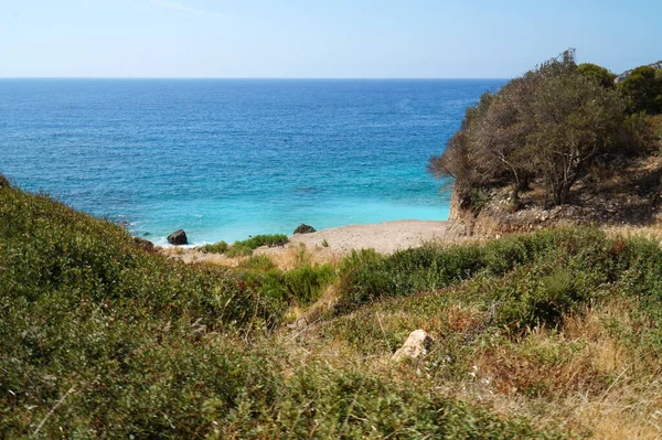Panorama Costa Mediterrânica Longo Lícia Turquia — Fotografia de Stock