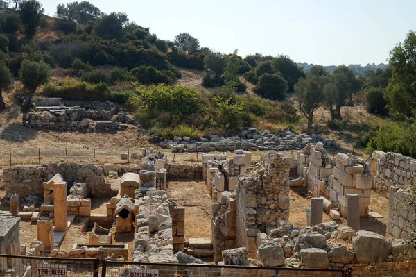 Руины Древнегреческого Города Патара Деревне Гелемиш Юге Турции — стоковое фото