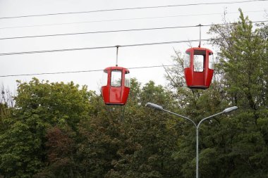 Harkov 'daki Gorky Park' taki Cableway.