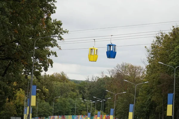 Teleférico Gorky Park Kharkov —  Fotos de Stock