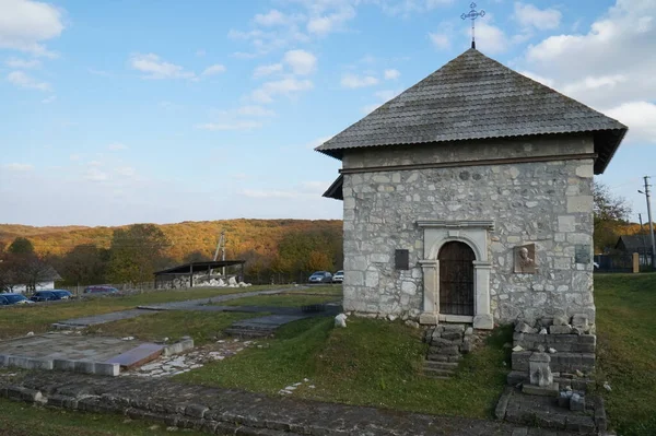 Überreste Einer Antiken Kirche Aus Dem Jahrhundert Der Westukraine Ausläufer — Stockfoto