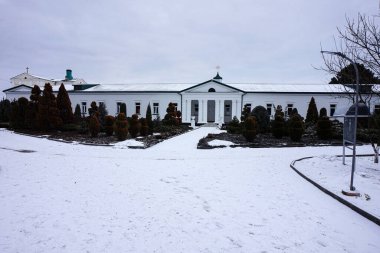 Orta Ukrayna 'daki Ortodoks manastırı.