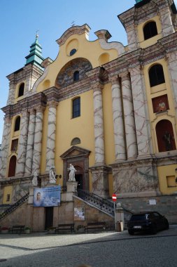Polonya 'nın Przemysl kasabasındaki Katolik katedralleri.