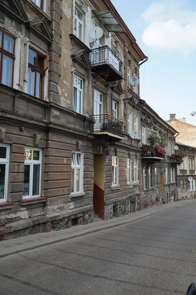 Sommerliche Straßen Der Stadt Przemysl Polen — Stockfoto