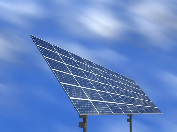 bulutlu güneş paneli