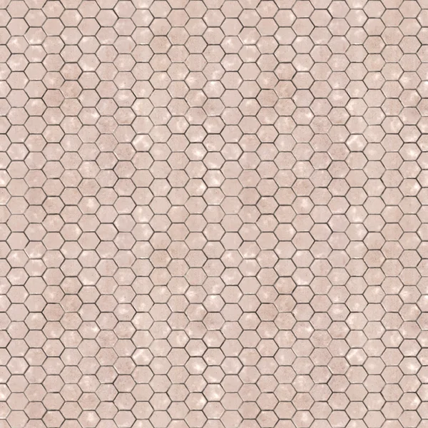 シームレスな六角形のレンガの質感 — ストック写真