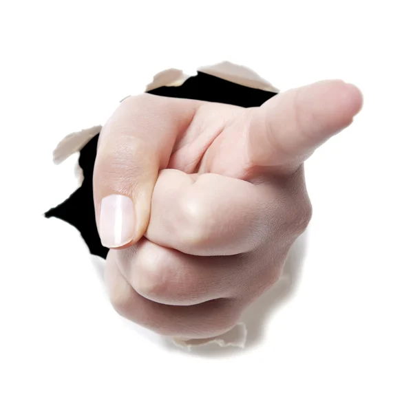 Pointing Finger — Stock Photo, Image