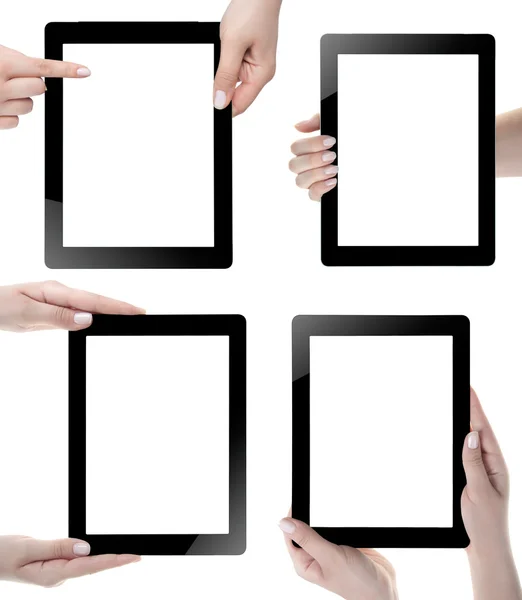 eli boş ekran dijital tablet holding