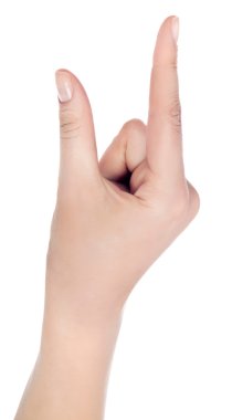 el bir kartı tutmak gibi el hareketi