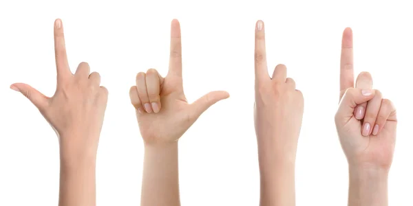 İşaret parmağıyla el.