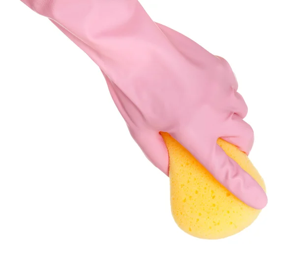 Cleaning with sponge — Stock Photo, Image