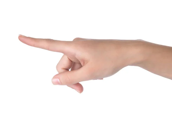 Рука Рука Вказівкою Індексу Пальця — стокове фото