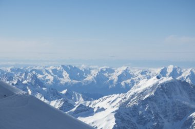 Kafkas Dağları elbrus sayfasından görünüm