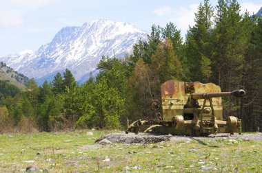 cannone per zangolatura valanghe regione elbrus