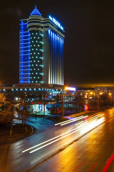 Hotel vidgof i chelyabinsk, Ryssland Royaltyfria Stockfoton