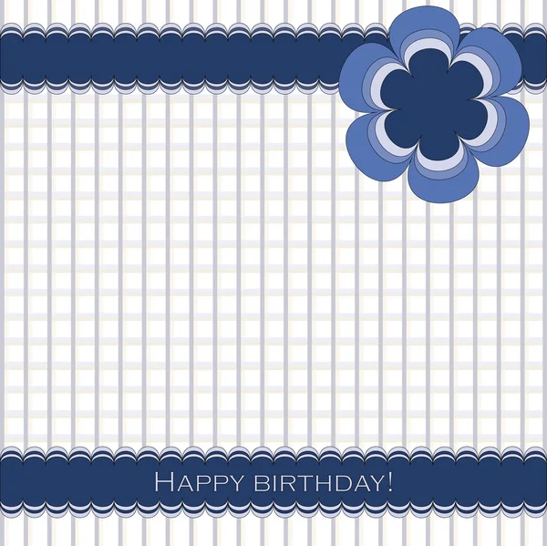 Happy birthday card achtergrond — Stockvector