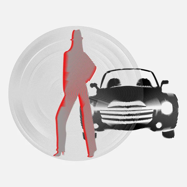 güzel kız ve araba