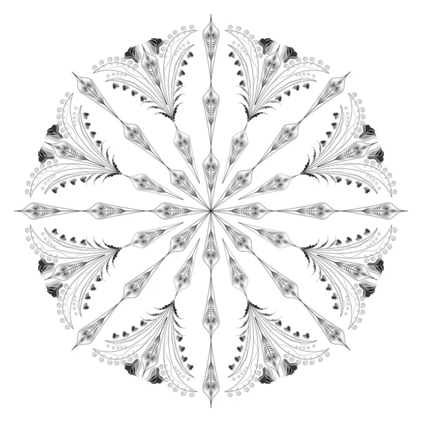 bir daire içinde güzel süsleme