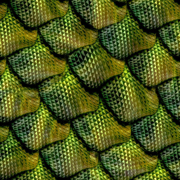3d abstract Seamless snake skin, reptile scale — Stock Photo, Image