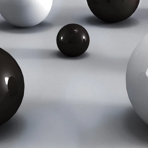 3d abstracto fondo, bolas — Foto de Stock