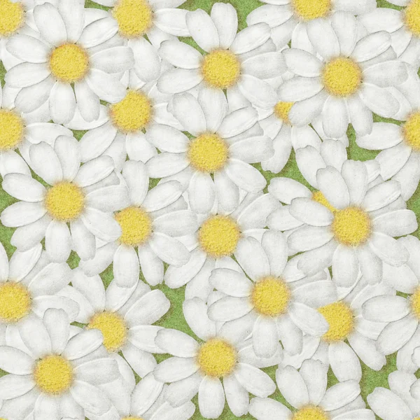 花の背景、シームレスな紙のテクスチャ — ストック写真