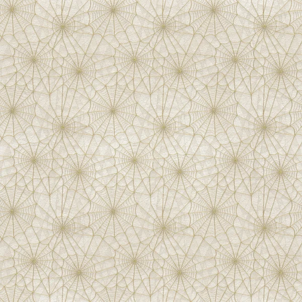 3d 的背景下，黄金蛛网，无缝 — 图库照片