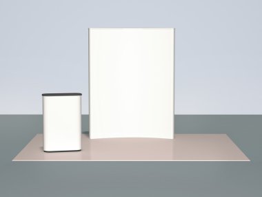 3D arka plan, boş Fuar tasarımcıları için