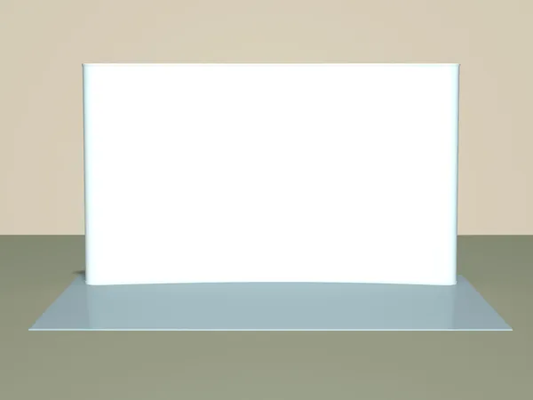 3d  background,    blank trade show booth for designers — Stock Photo, Image