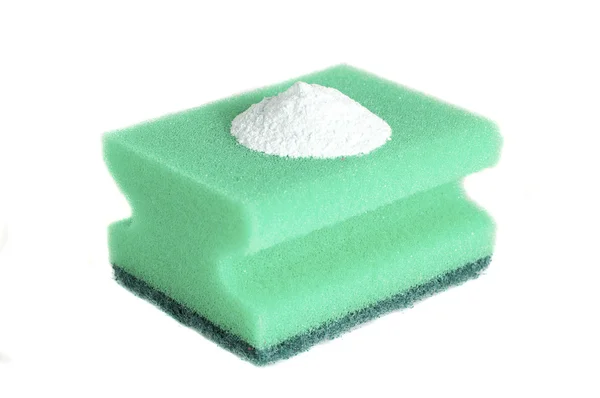Sponge and powder — Stock Photo, Image