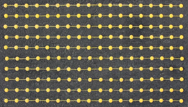 Dotted Yellow Lines — Stock Photo, Image