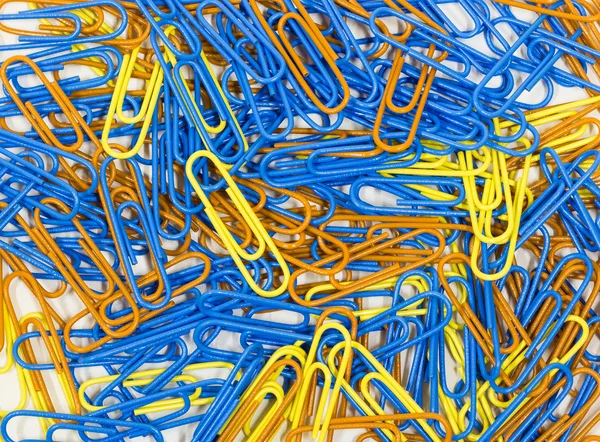 Color Paper Clips — Stock Photo, Image