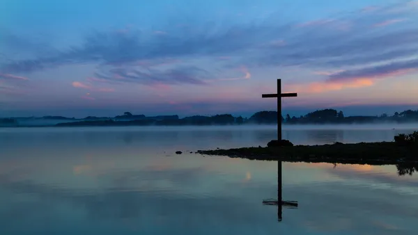 Cross Lake — Stok fotoğraf