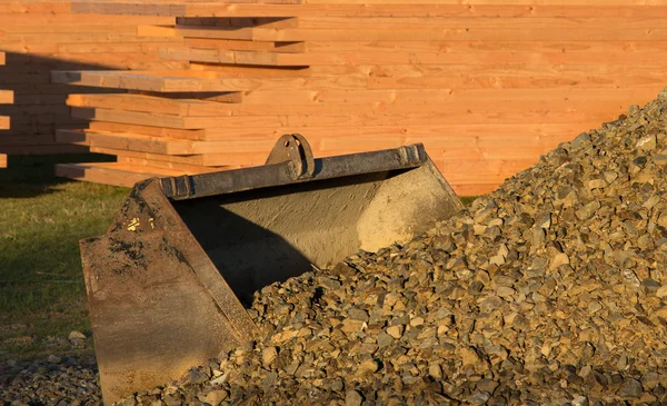 掘りの木びき台 — ストック写真