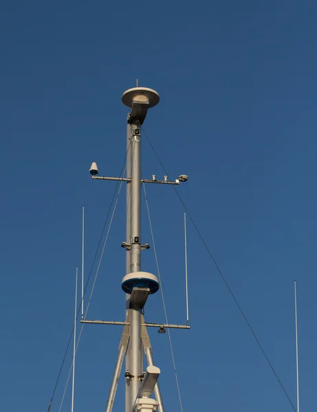 Moderne schip mast — Stockfoto