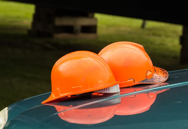 Two Safety Hats — Stock Photo, Image