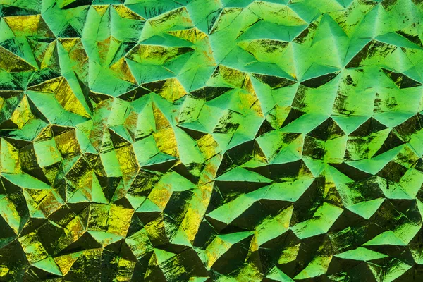 Zielony & żółty chip szkło tekstura. — Zdjęcie stockowe