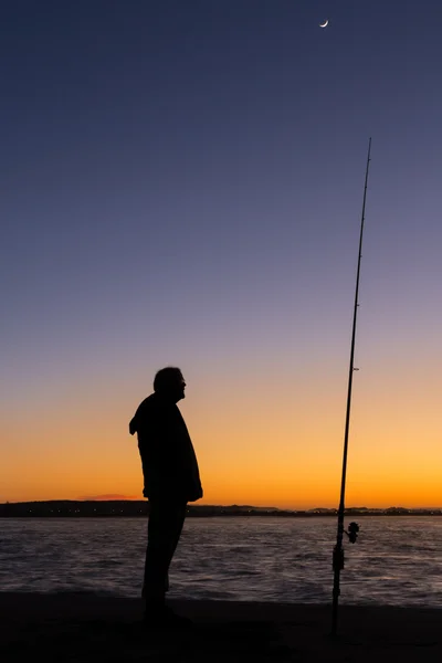 Dawn Light Fishing — Stock Photo, Image