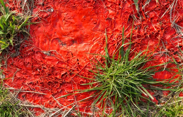 Derrame vermelho — Fotografia de Stock