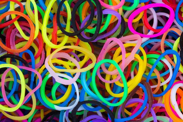 Rubber Loop Rings — Stock Photo, Image