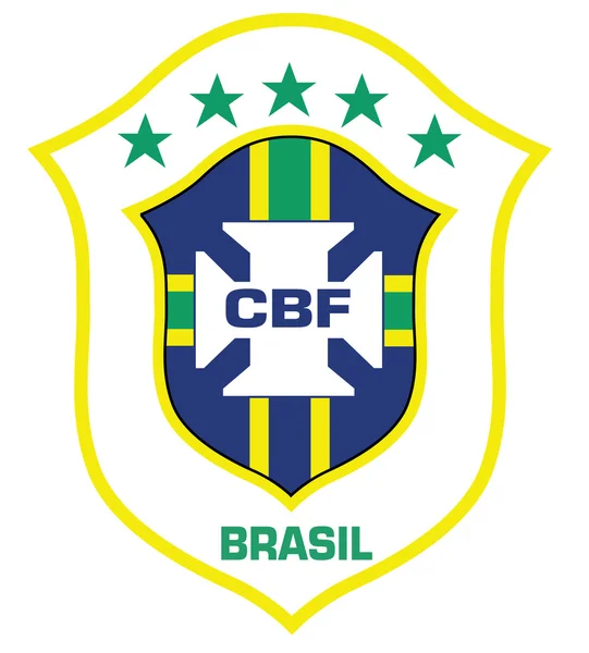 Brezilya futbol kulübü — Stok Vektör