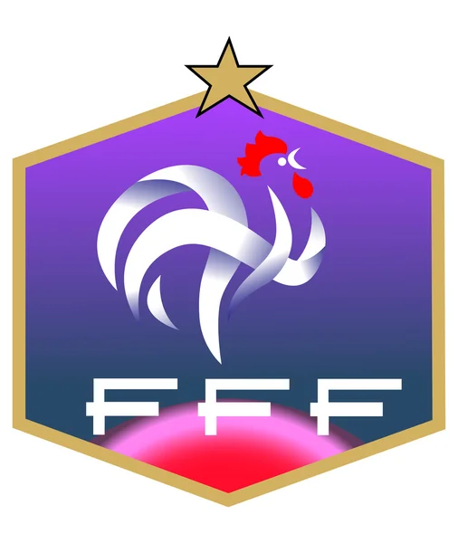 French  football club logo — Stock Vector