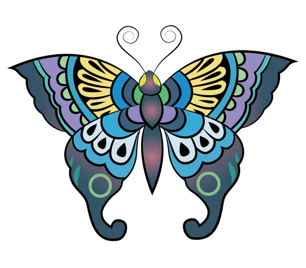 Fantasy motýl — Stockový vektor
