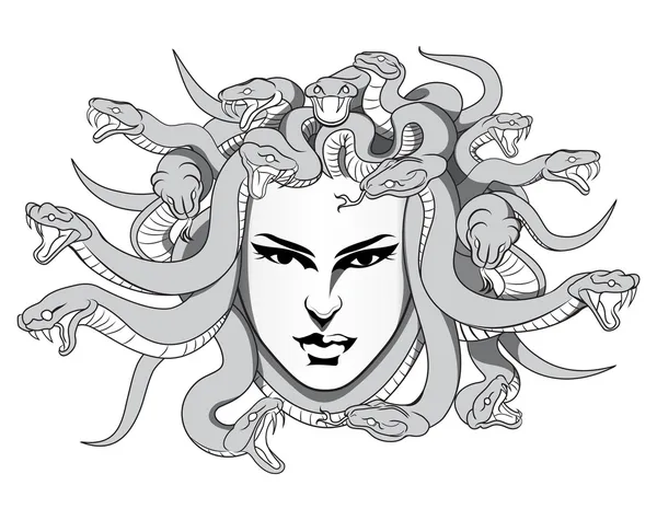 Medusa vector — Stockvector